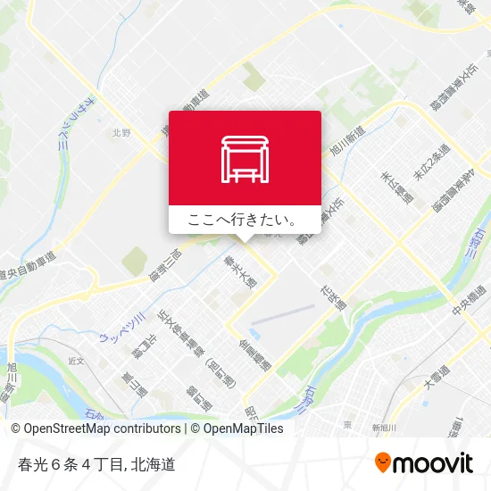 春光６条４丁目地図