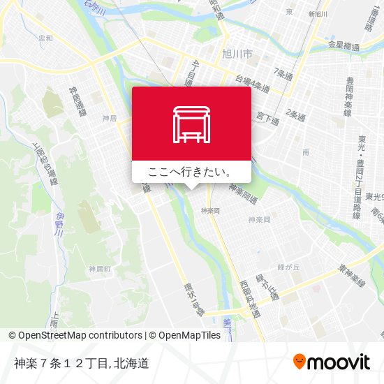 神楽７条１２丁目地図