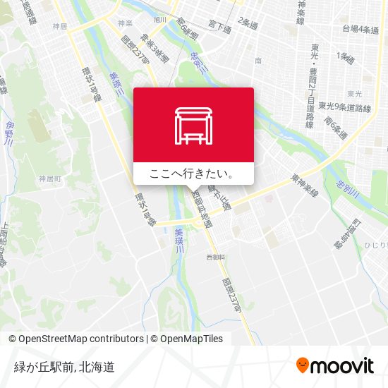 緑が丘駅前地図