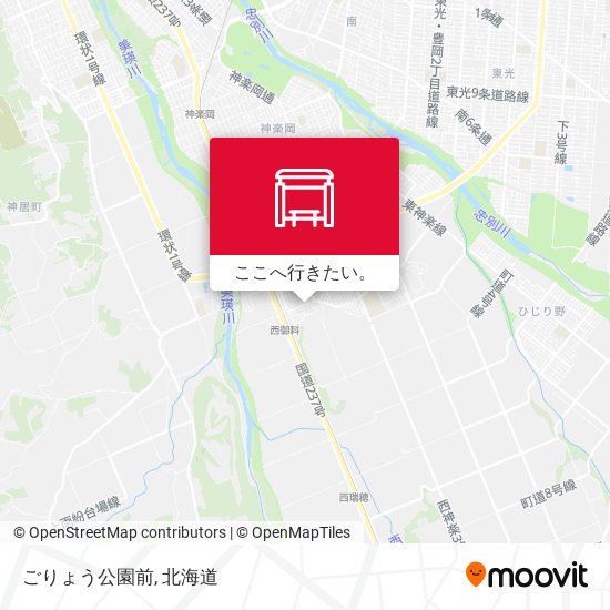 ごりょう公園前地図