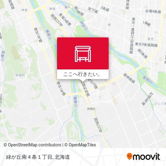 緑が丘南４条１丁目地図