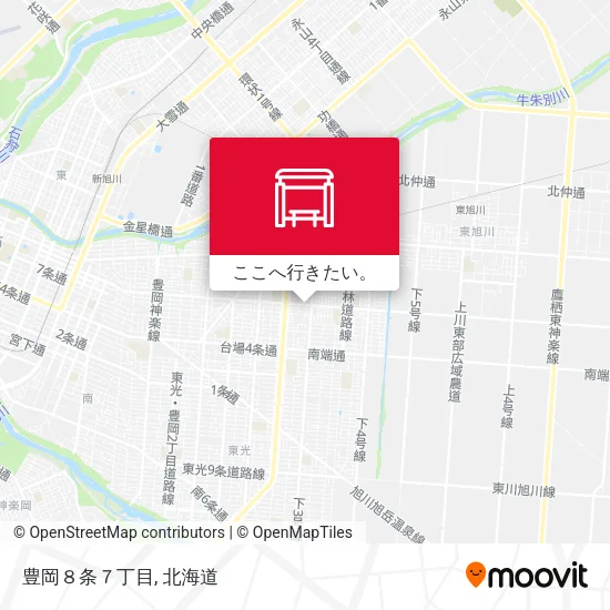 豊岡８条７丁目地図