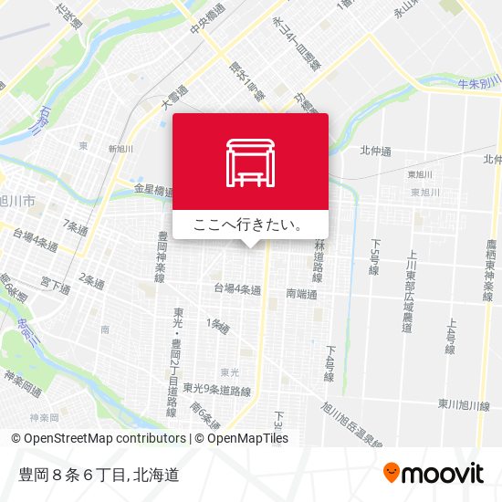 豊岡８条６丁目地図