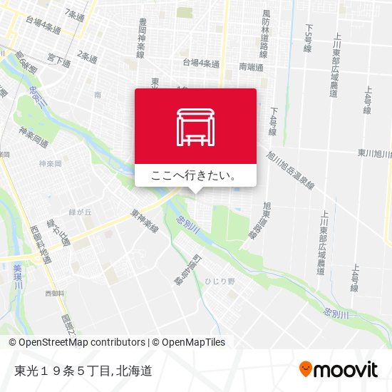東光１９条５丁目地図