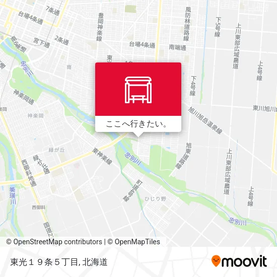 東光１９条５丁目地図