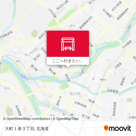 大町１条３丁目地図