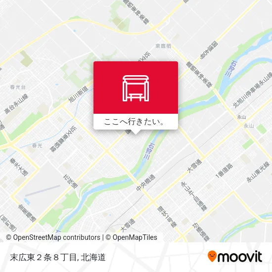 末広東２条８丁目地図