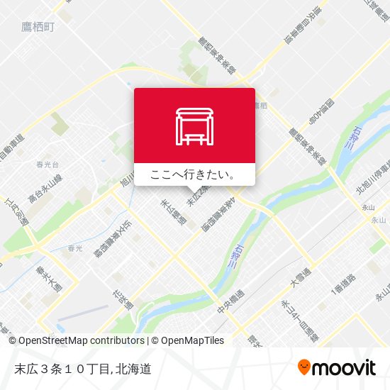 末広３条１０丁目地図