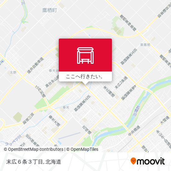 末広６条３丁目地図