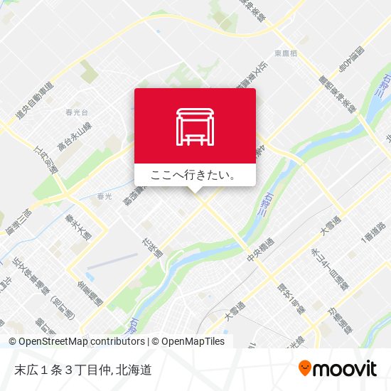 末広１条３丁目仲地図