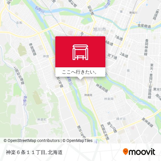 神楽６条１１丁目地図
