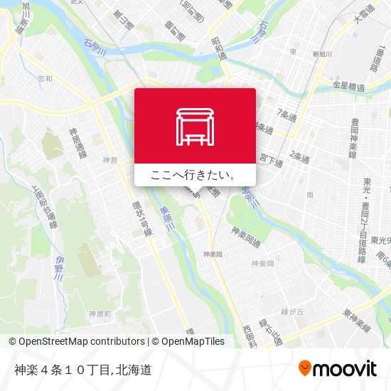 神楽４条１０丁目地図