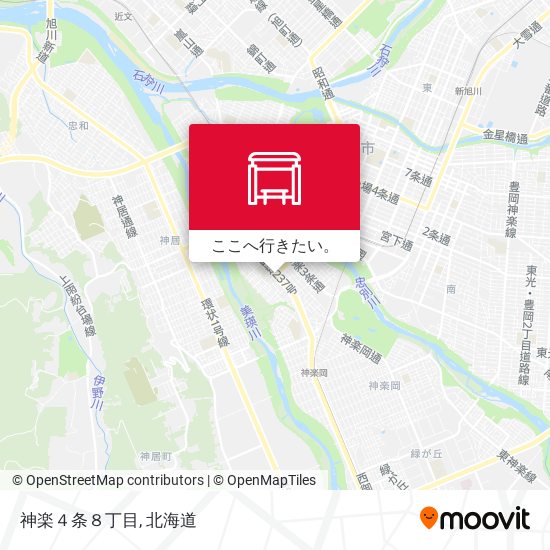 神楽４条８丁目地図