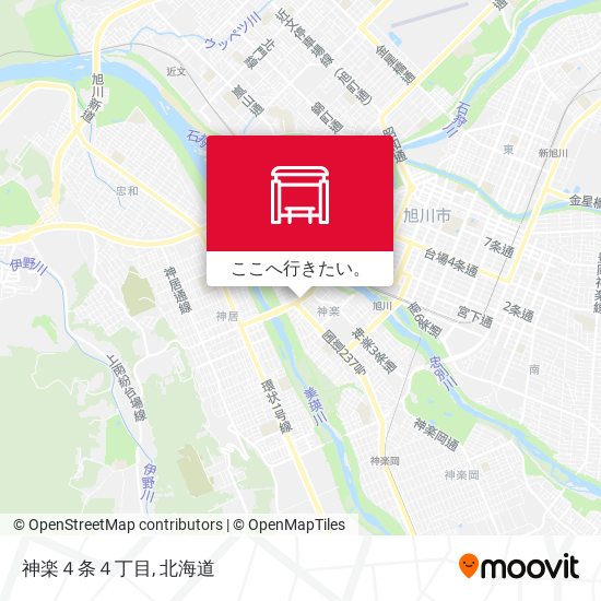 神楽４条４丁目地図