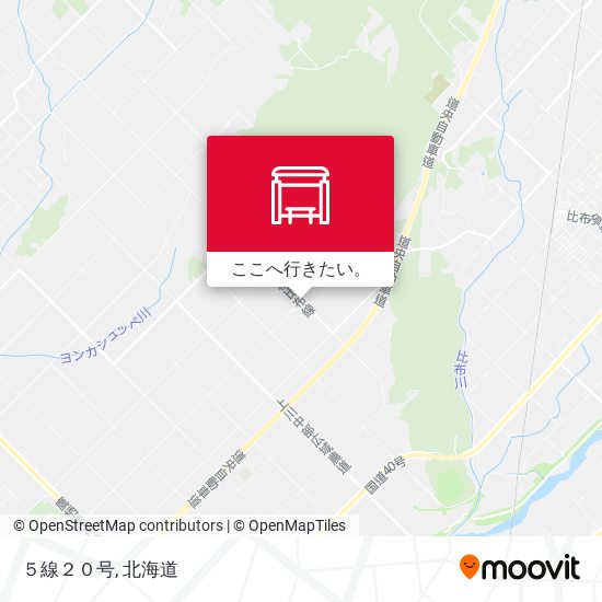 ５線２０号地図