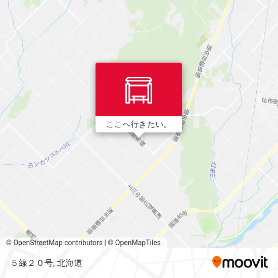 ５線２０号地図