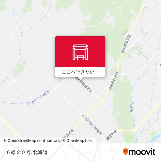 ６線２０号地図