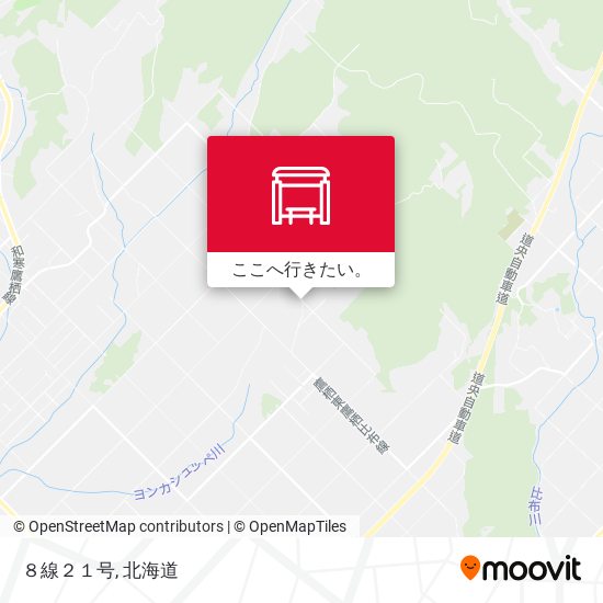 ８線２１号地図