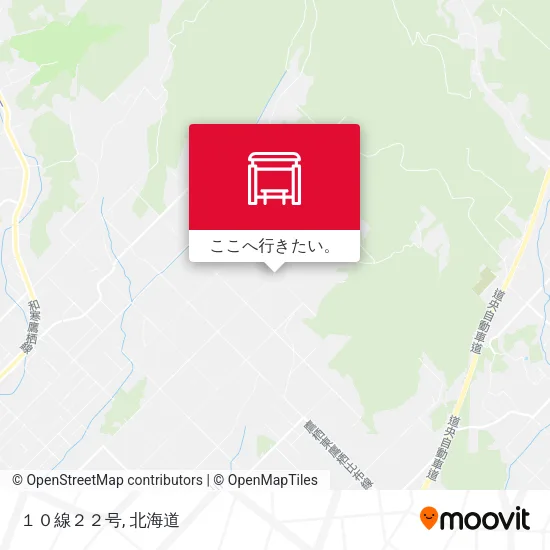 １０線２２号地図