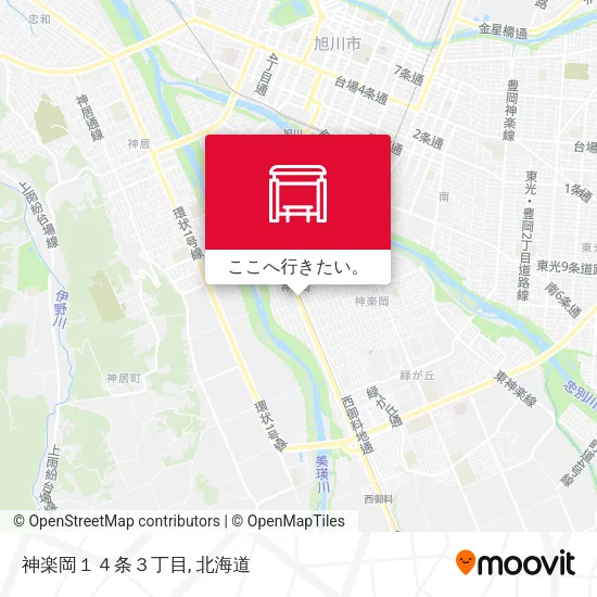 神楽岡１４条３丁目地図