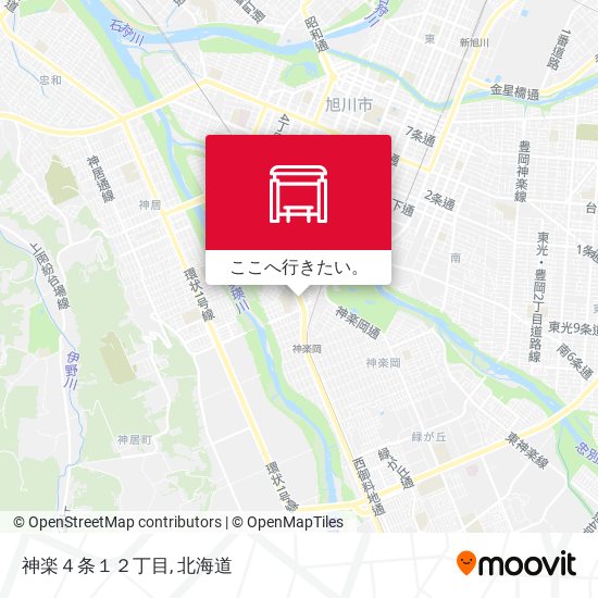 神楽４条１２丁目地図