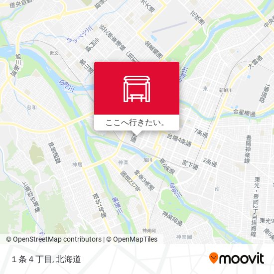 １条４丁目地図