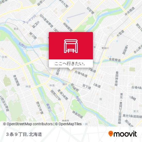３条９丁目地図