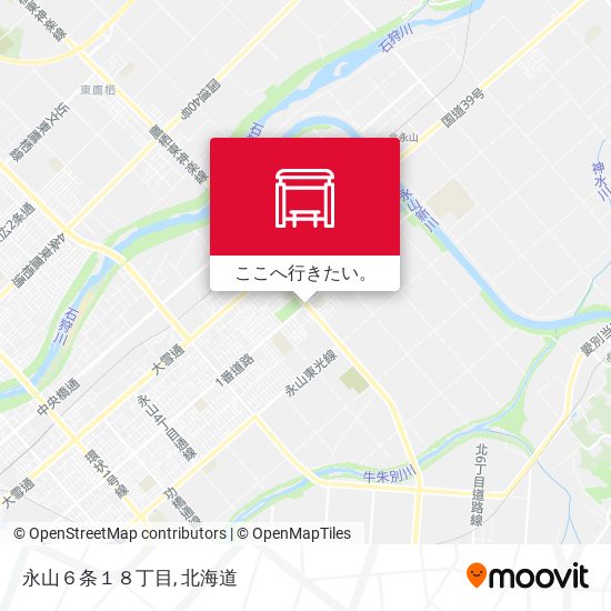 永山６条１８丁目地図