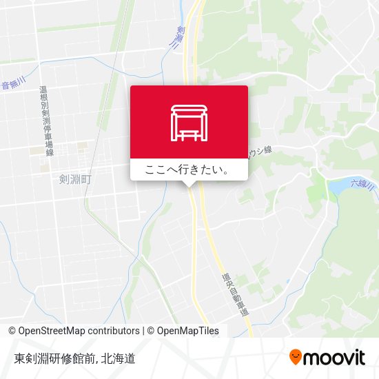 東剣淵研修館前地図