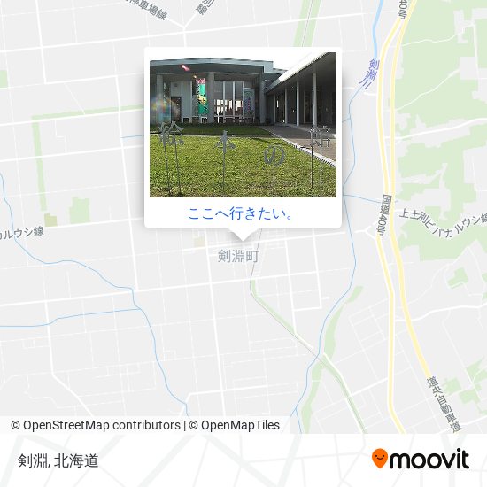 剣淵地図