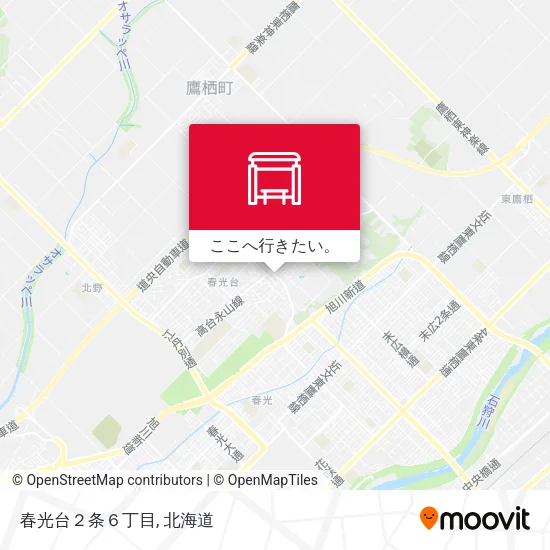 春光台２条６丁目地図