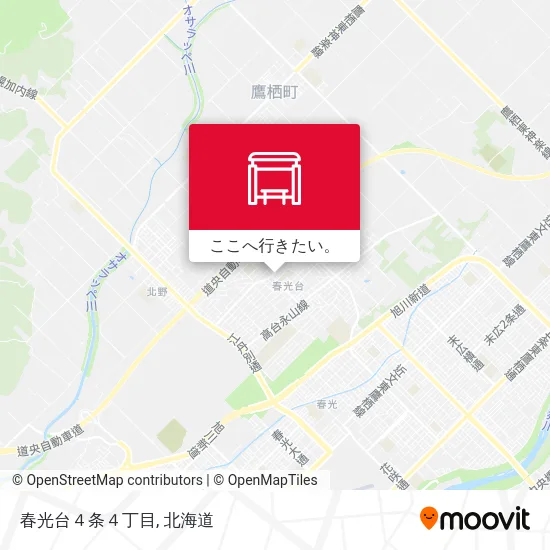 春光台４条４丁目地図