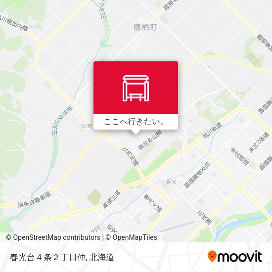 春光台４条２丁目仲地図