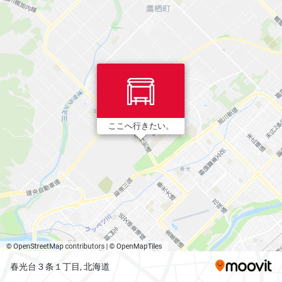 春光台３条１丁目地図