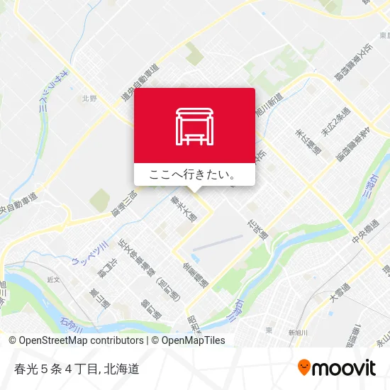 春光５条４丁目地図