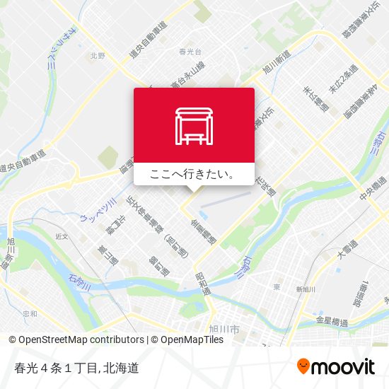 春光４条１丁目地図