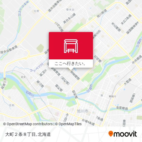 大町２条８丁目地図