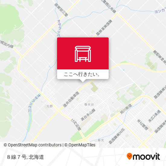 ８線７号地図
