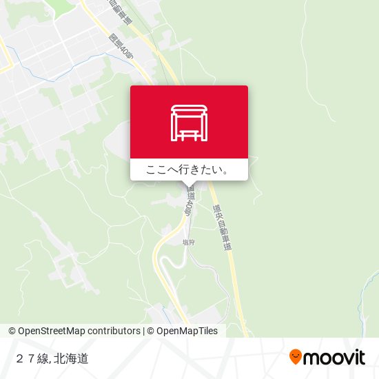 ２７線地図