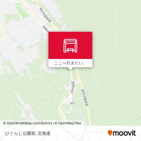 ひぐらし公園前地図