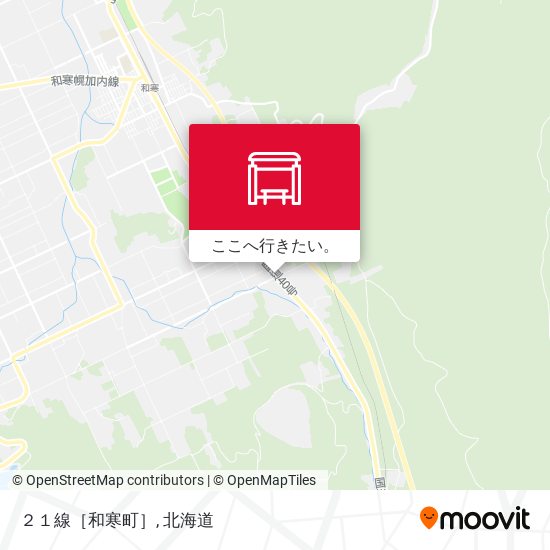 ２１線［和寒町］地図