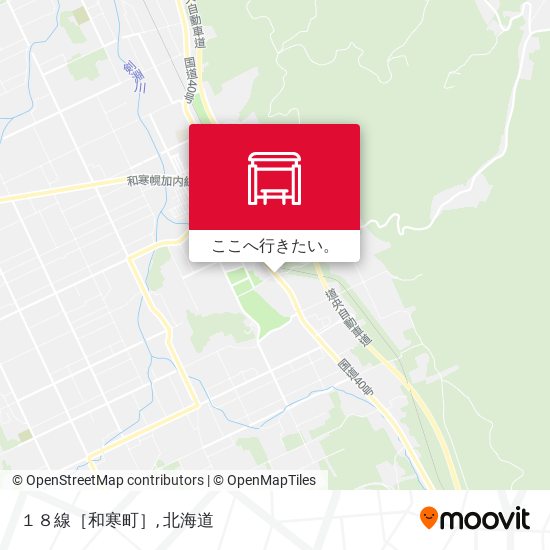 １８線［和寒町］地図