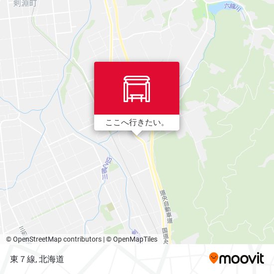 東７線地図