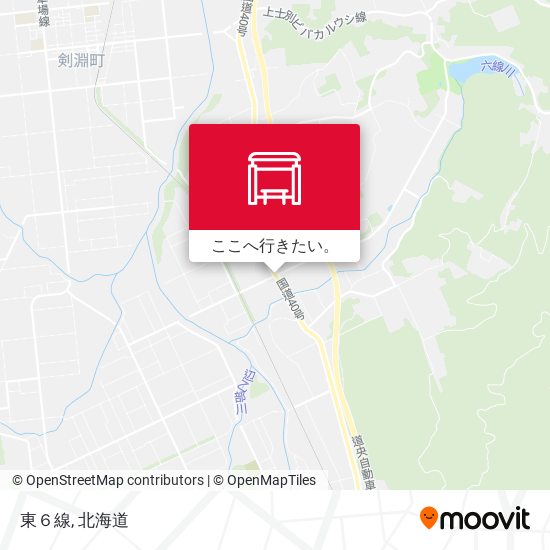東６線地図