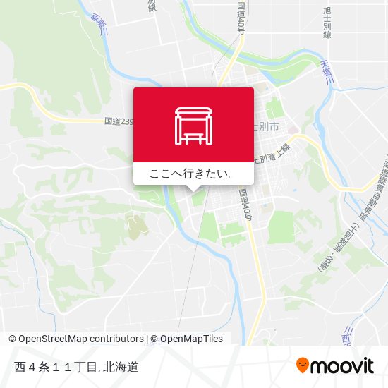 西４条１１丁目地図