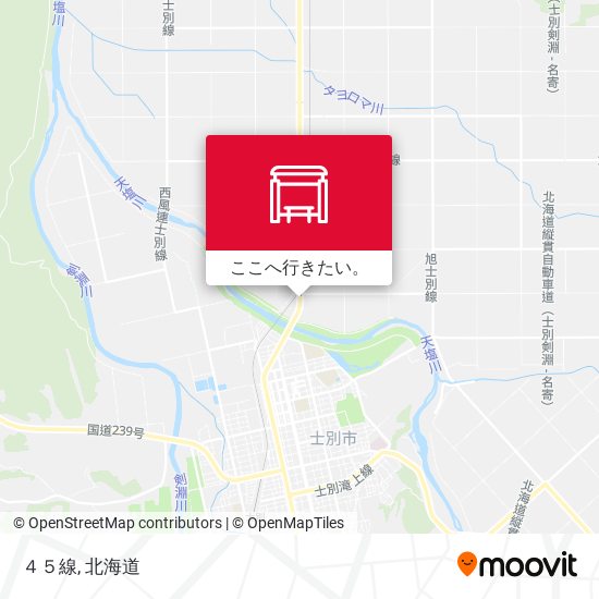４５線地図