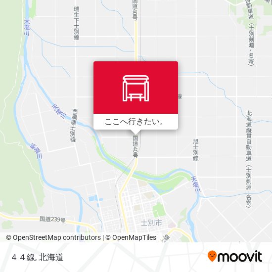 ４４線地図