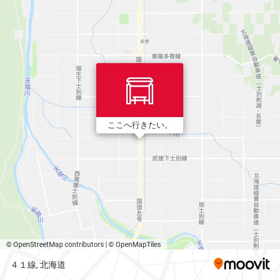 ４１線地図