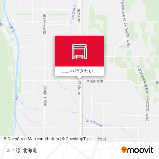 ３７線地図