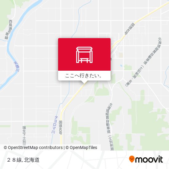 ２８線地図